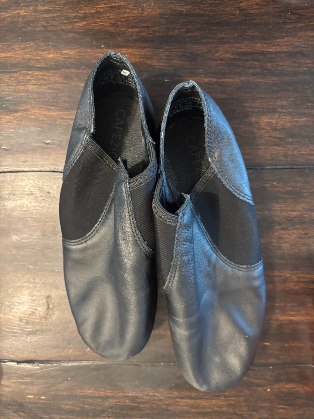 Capezio E Series Slip on Jazz Black Slip-On Dance Shoes EJ2 size 7.5